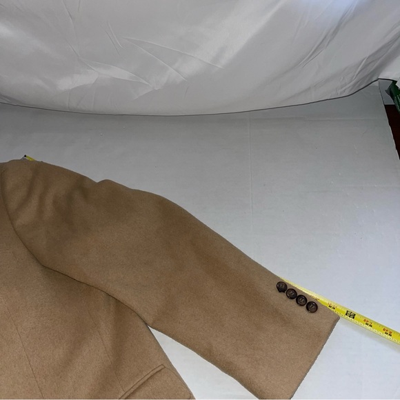 CHERESKIN Men's Tan Light Brown Camel Hair Blend Sports Coat - Picture 5 of 11